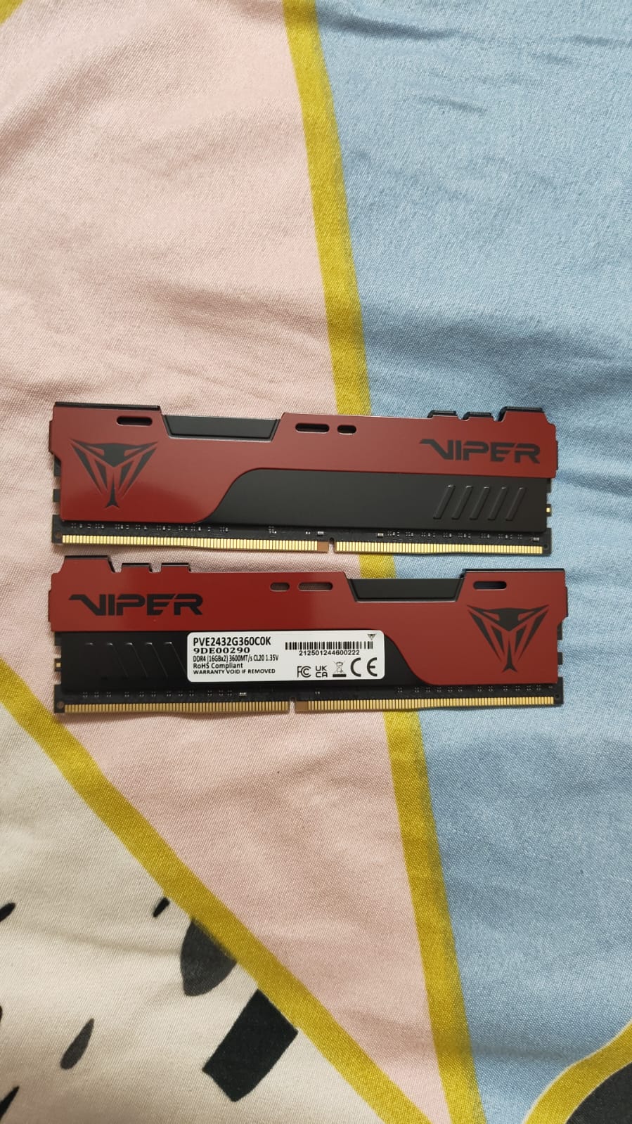 Patriot Memory Viper Elite II DDR4 32GB (2 x 16GB) 3600MHz Used RAM