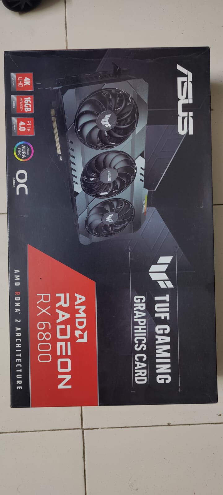 ASUS TUF Gaming AMD Radeon RX 6800 OC Edition 16GB Used GPU