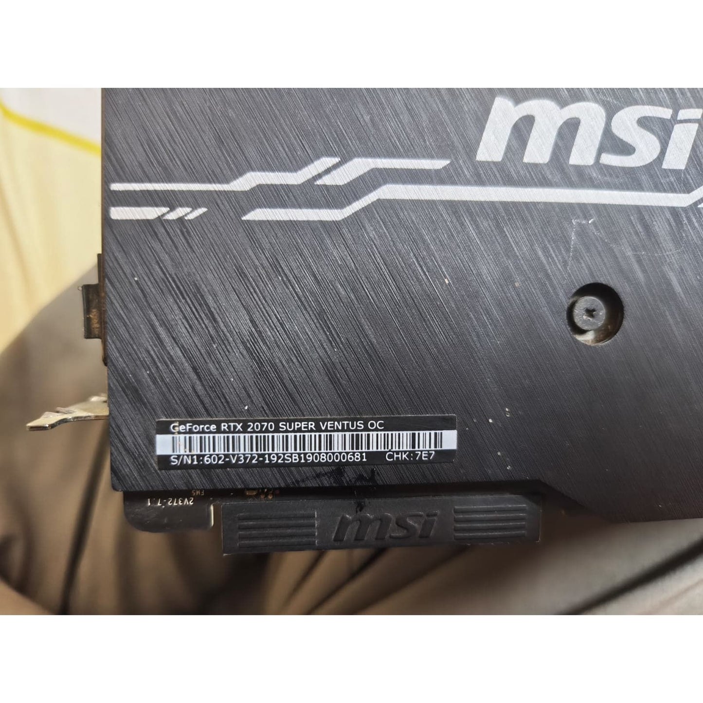 MSI GeForce RTX 2070 Super Ventus OC 8GB Used GPU - Computify.in