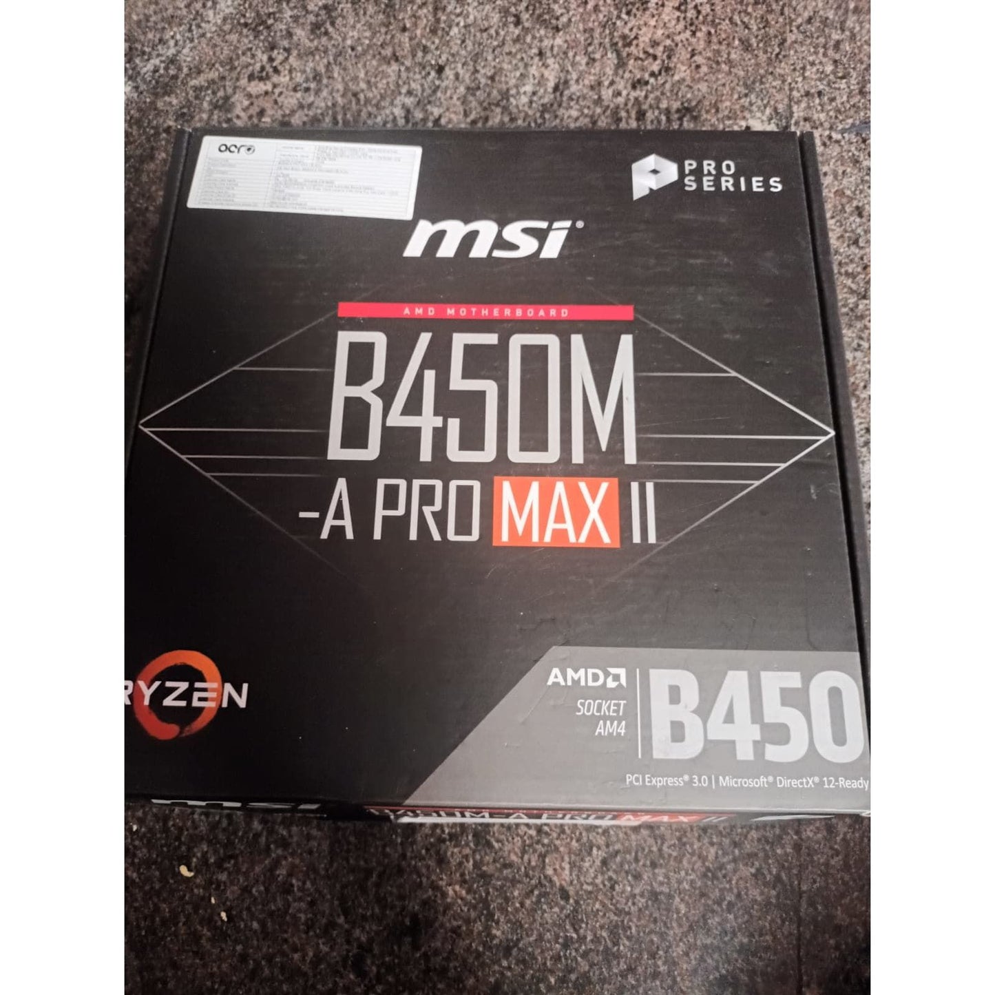 AMD Ryzen 5 2600 + MSI B450M-A PRO MAX II + 16GB Ram, 256GB SSD (Processor+Motherboard+Ram+SSD) Used COMBO - Computify.in