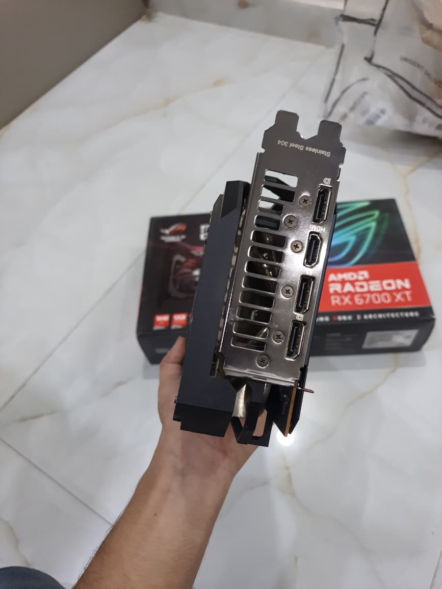 ASUS ROG STRIX RX 6700XT GAMING Triple Fan 12GB Used GPU