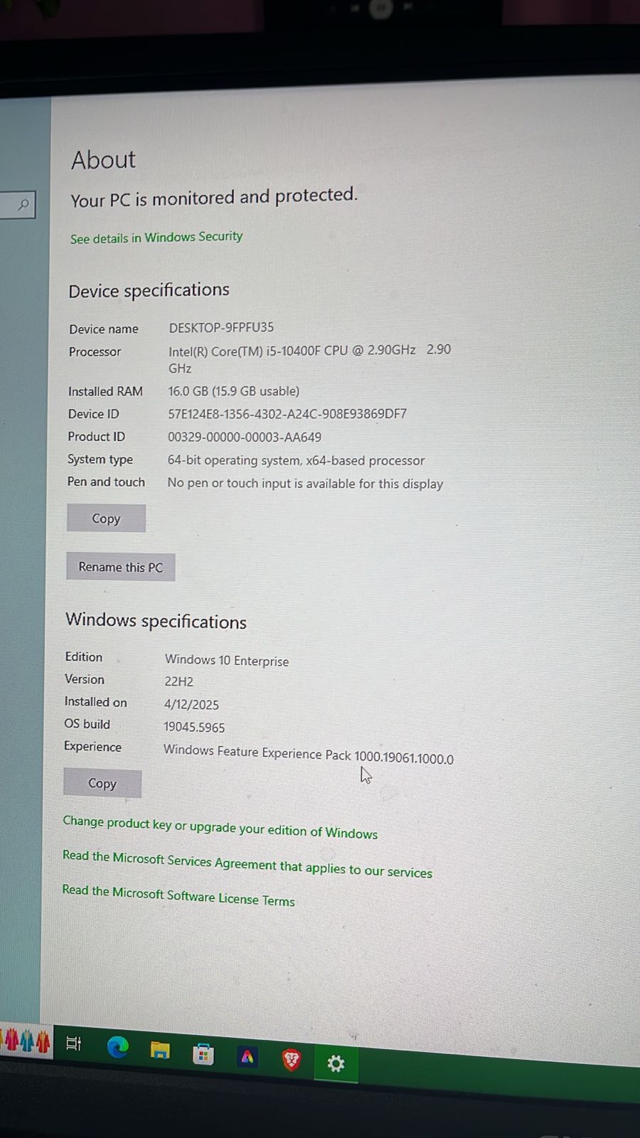 Intel Core i5-10400F 6 Core/12 Threads Processor 4.30 GHz Used CPU