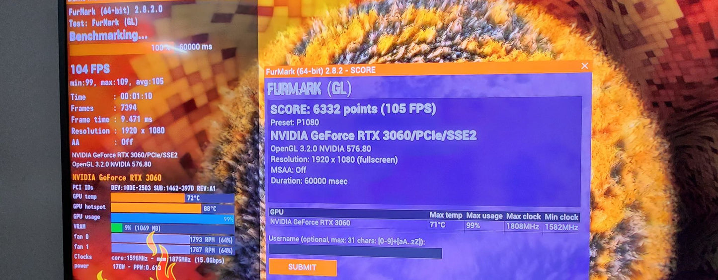 MSI GeForce RTX 3060 VENTUS 2X 12GB OC Used GPU