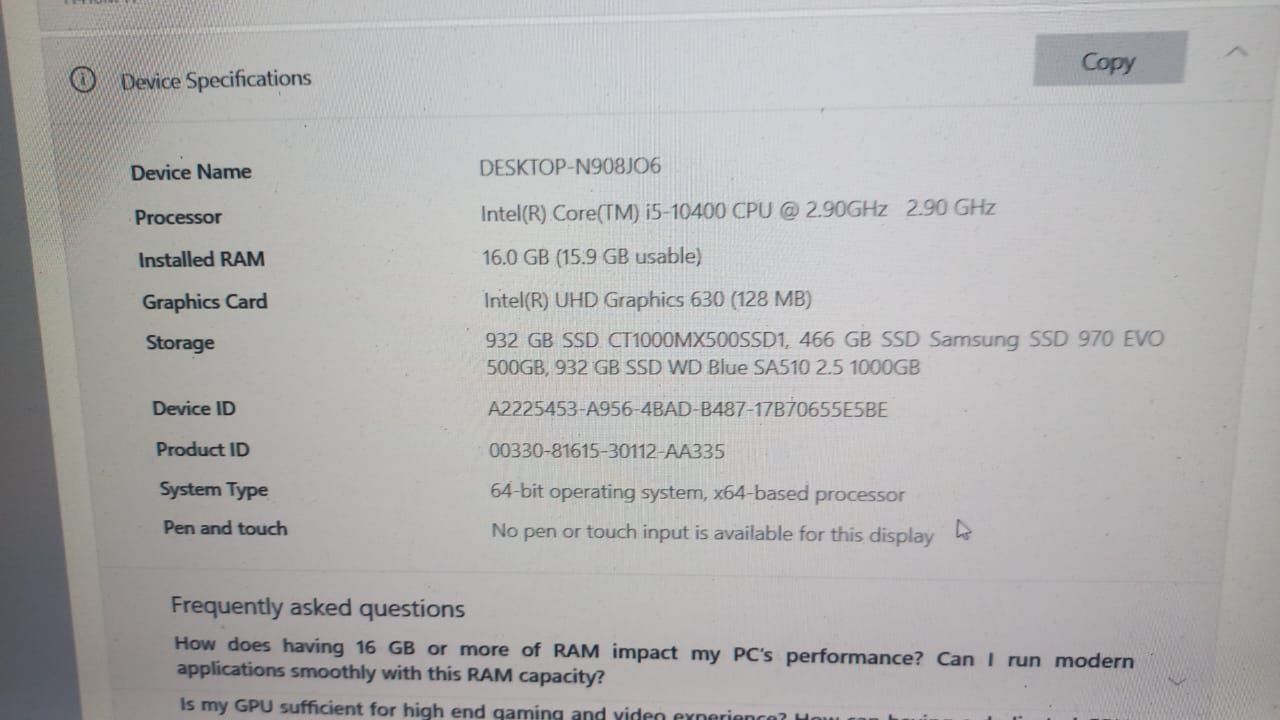 Intel Core i5-10400 6 Core/12 Threads Processor 4.30 GHz Used CPU