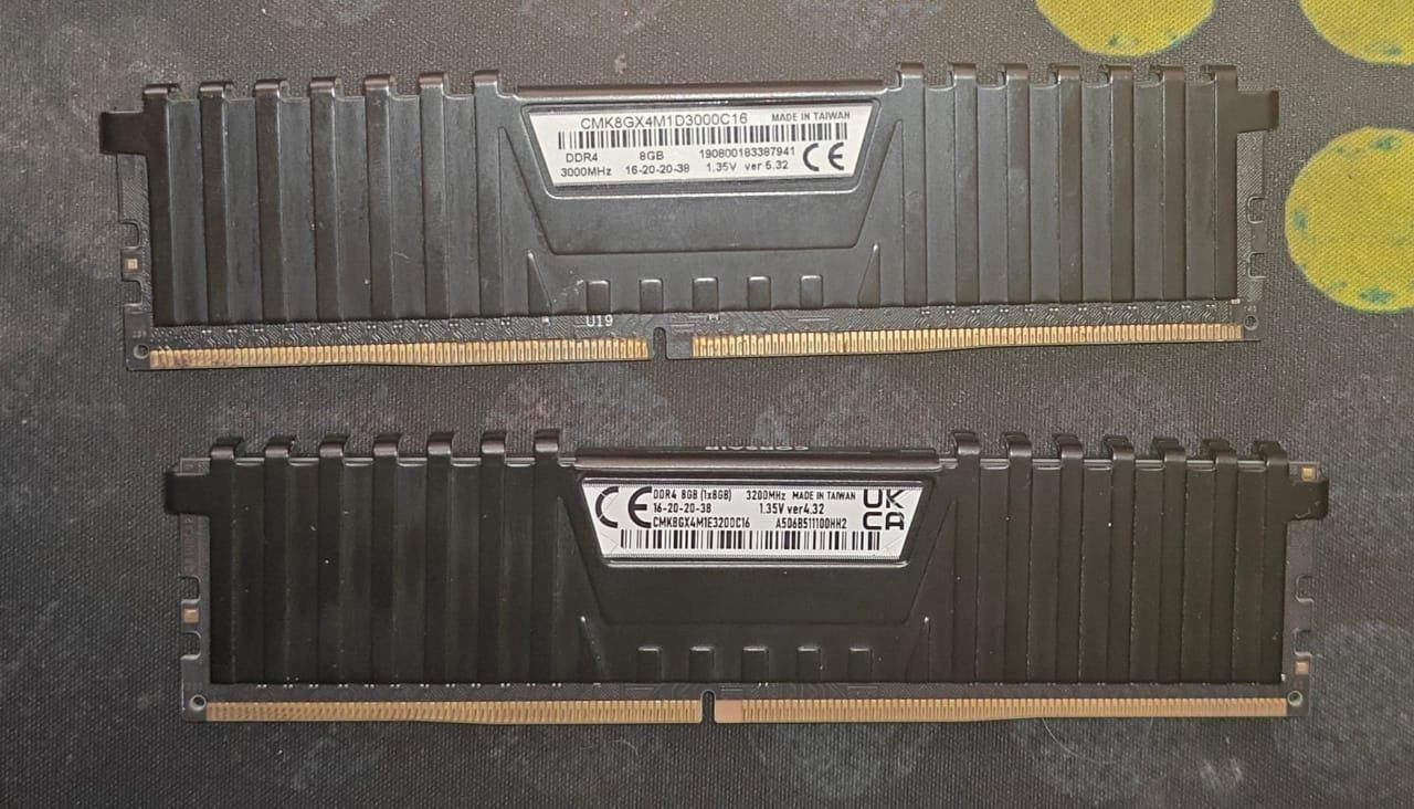 Corsair Vengeance LPX 16GB (8x2) DDR4 3000MHZ C16 Used RAM