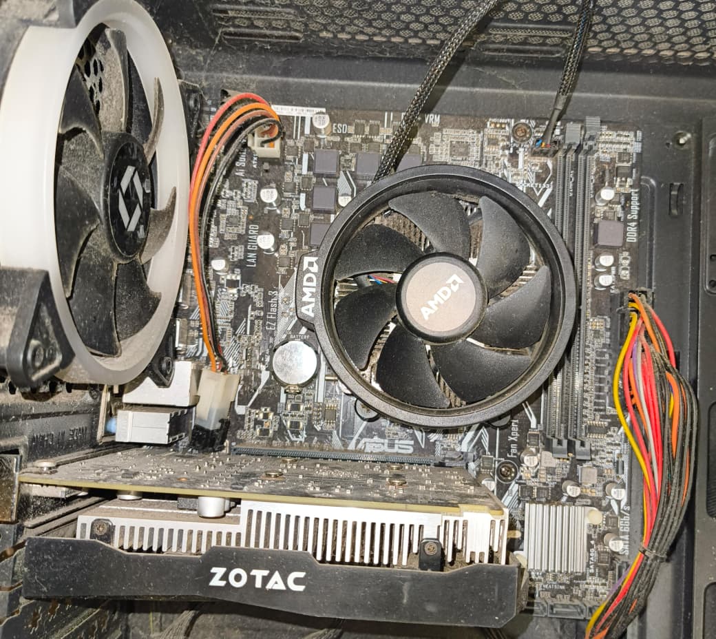 AMD Ryzen 5 3500 + ASUS A320 (Processor+Motherboard) COMBO Used