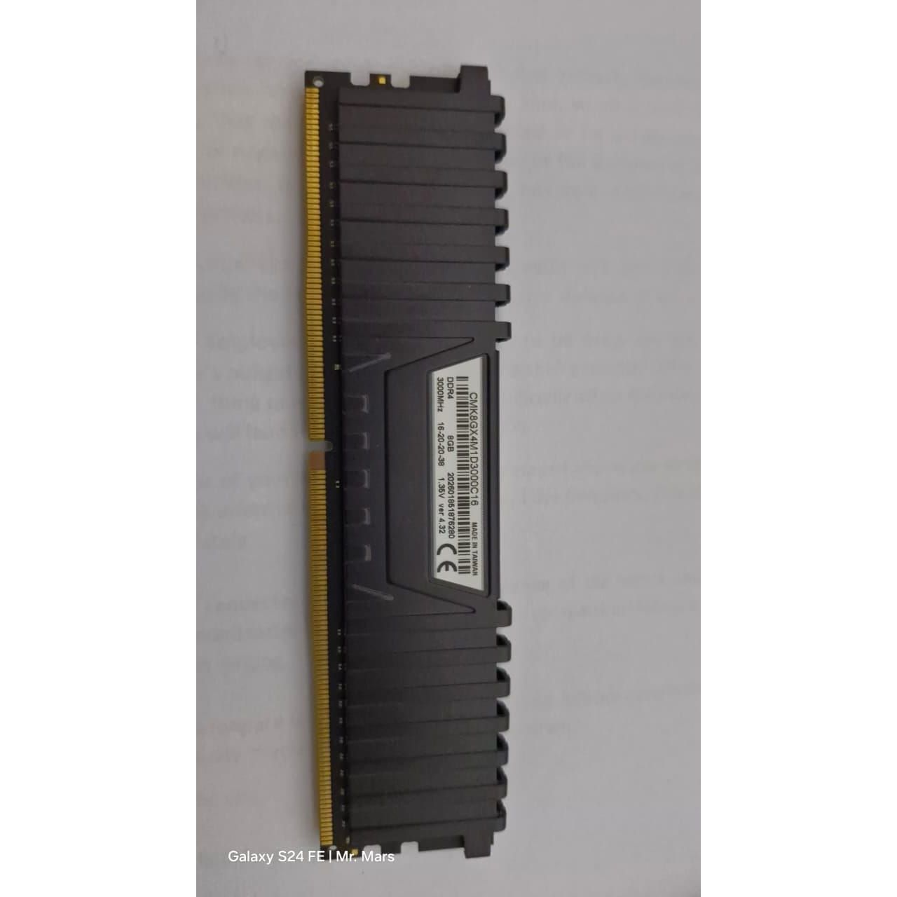 Corsair Vengeance LPX 16GB (8x2) DDR4 3000MHZ C16 Used RAM