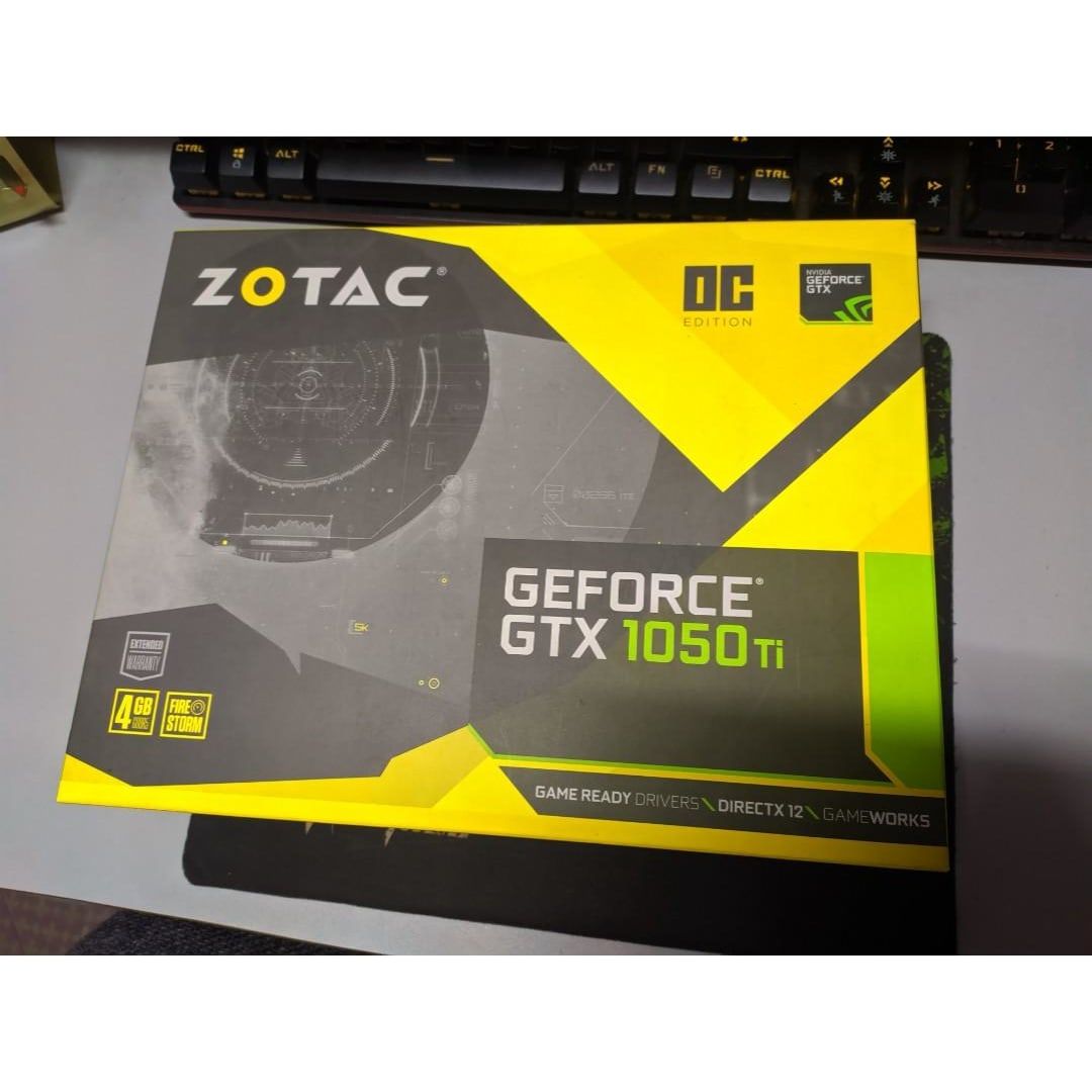 ZOTAC GeForce GTX 1050 Ti OC Edition 4GB Used GPU