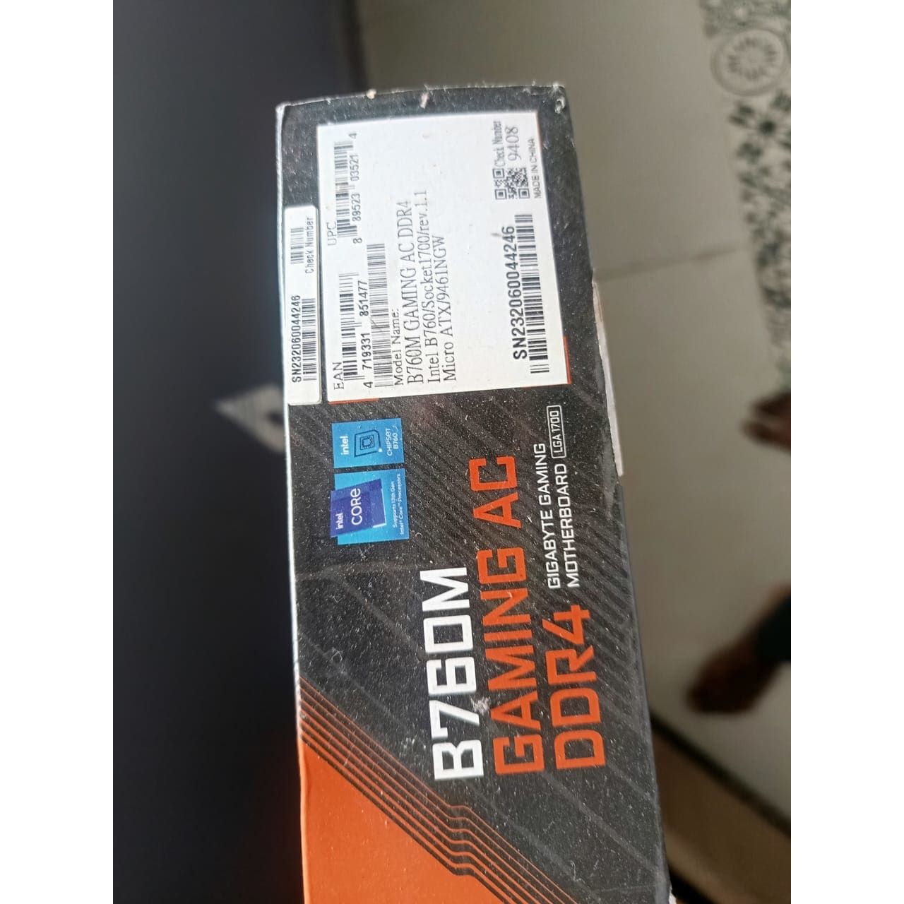 Intel Core i5 12400F + Gigabyte B760M Gaming DDR5 M-ATX Motherboard COMBO