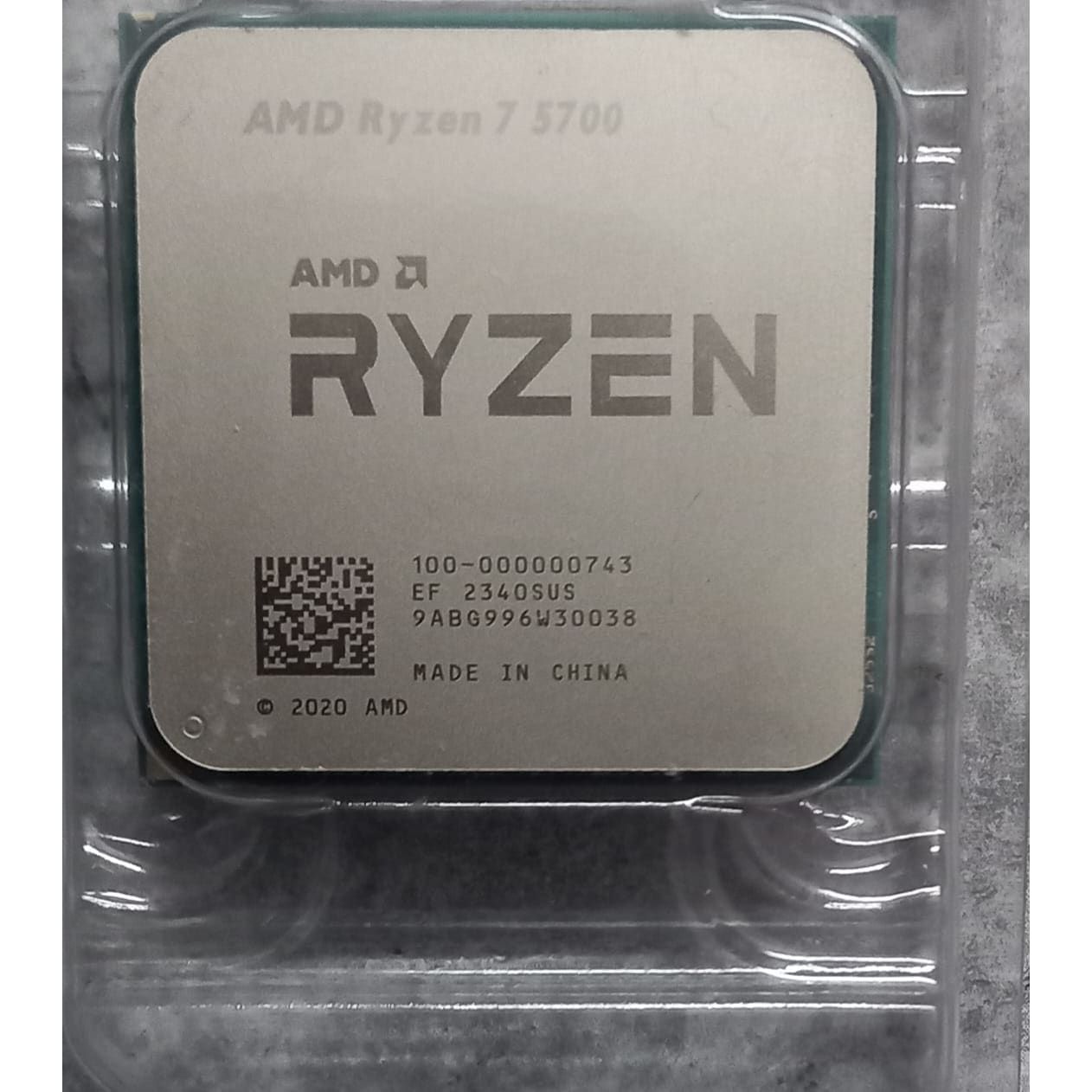 AMD Ryzen 7 5700 4.6 GHz AM4 Socket 8 Cores 16 Threads Used CPU