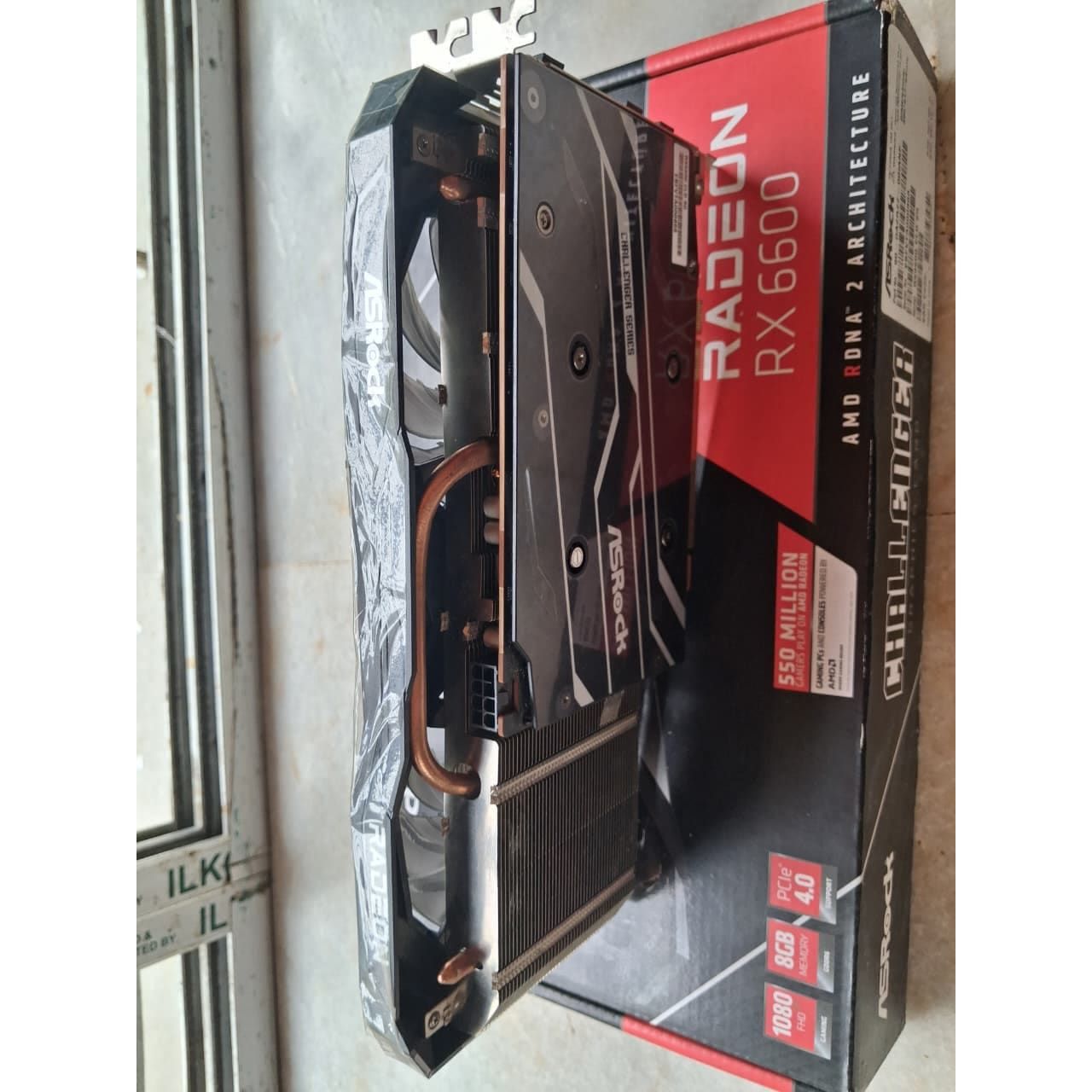 ASRock AMD Radeon Rx 6600 Challenger D 8GB Used GPU