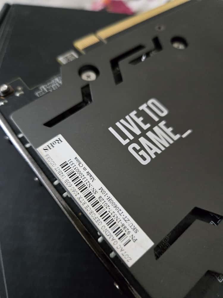 ZOTAC GAMING GeForce RTX 2060 6GB Used GPU