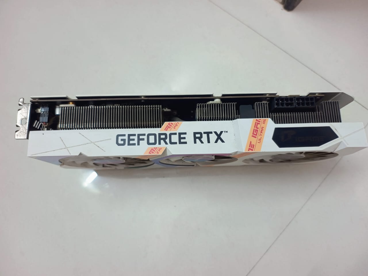 COLORFUL iGame GeForce RTX 3060 Ti Ultra W OC Triple Fan 8GB Used GPU