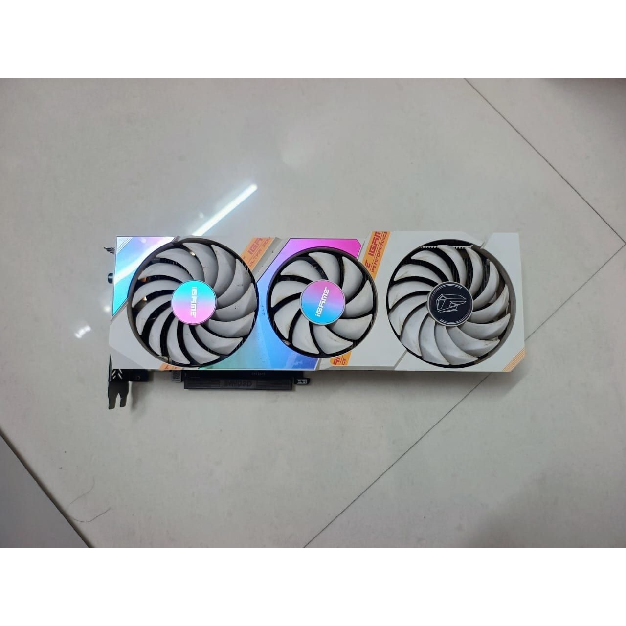 COLORFUL iGame GeForce RTX 3060 Ti Ultra W OC Triple Fan 8GB Used GPU