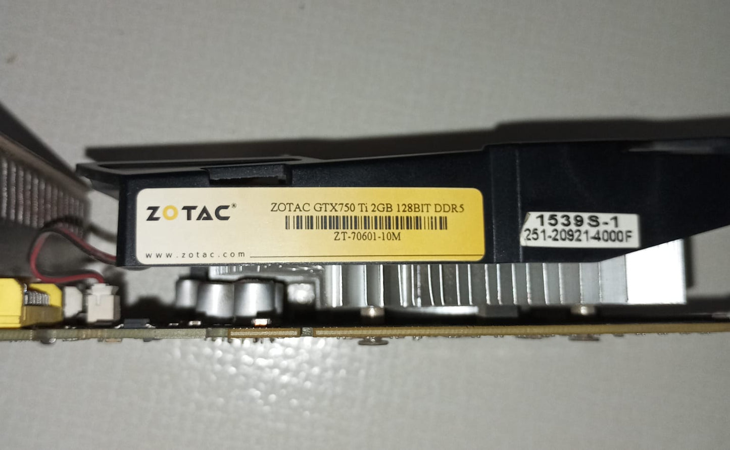 Zotac GTX 750 Ti GDDR5 2GB Used GPU