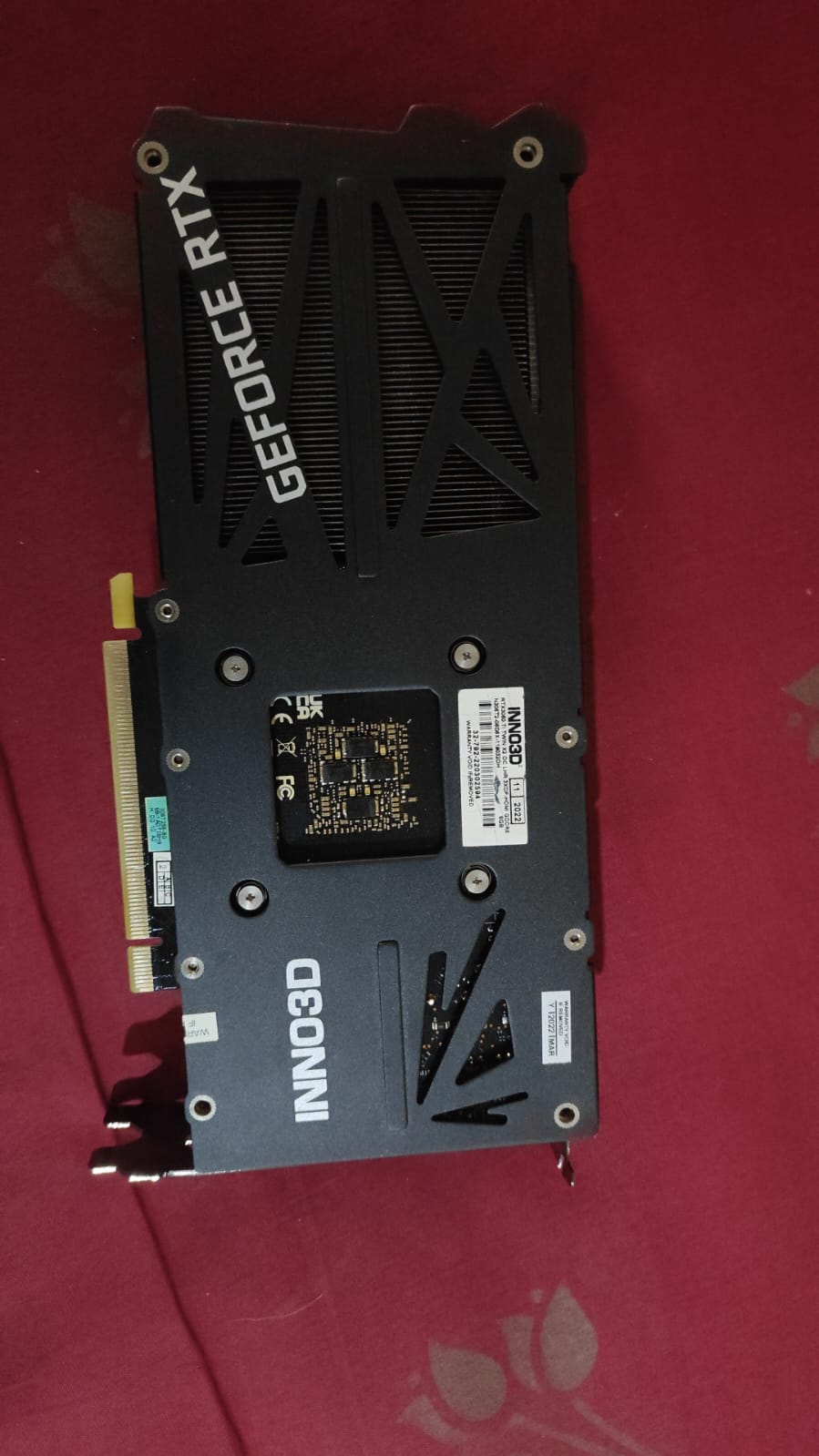 Inno3D RTX 3060 Ti Twin X2 8 GB GDDR6 Used GPU