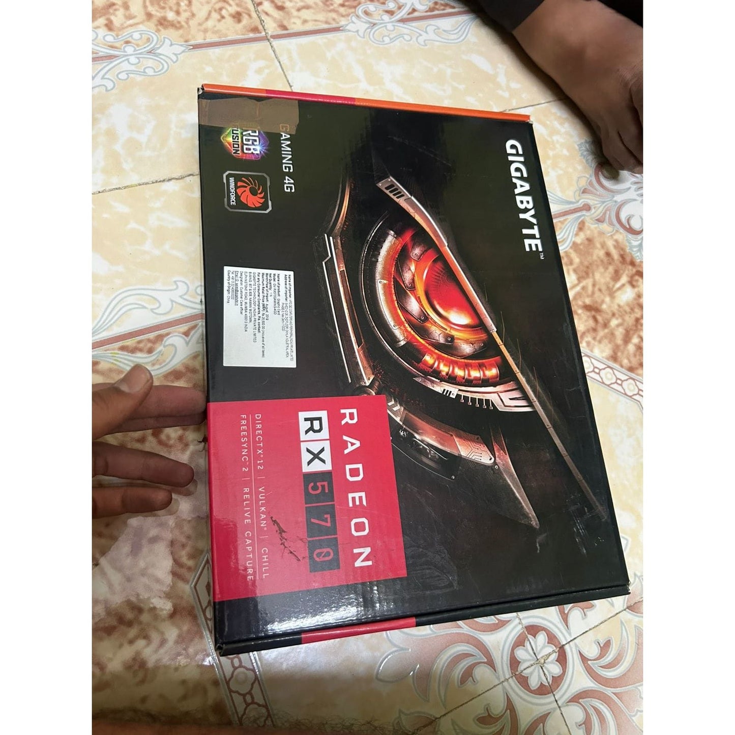 GIGABYTE RX 570 Gaming 2X Windforce Fans 4GB Used GPU - Computify.in