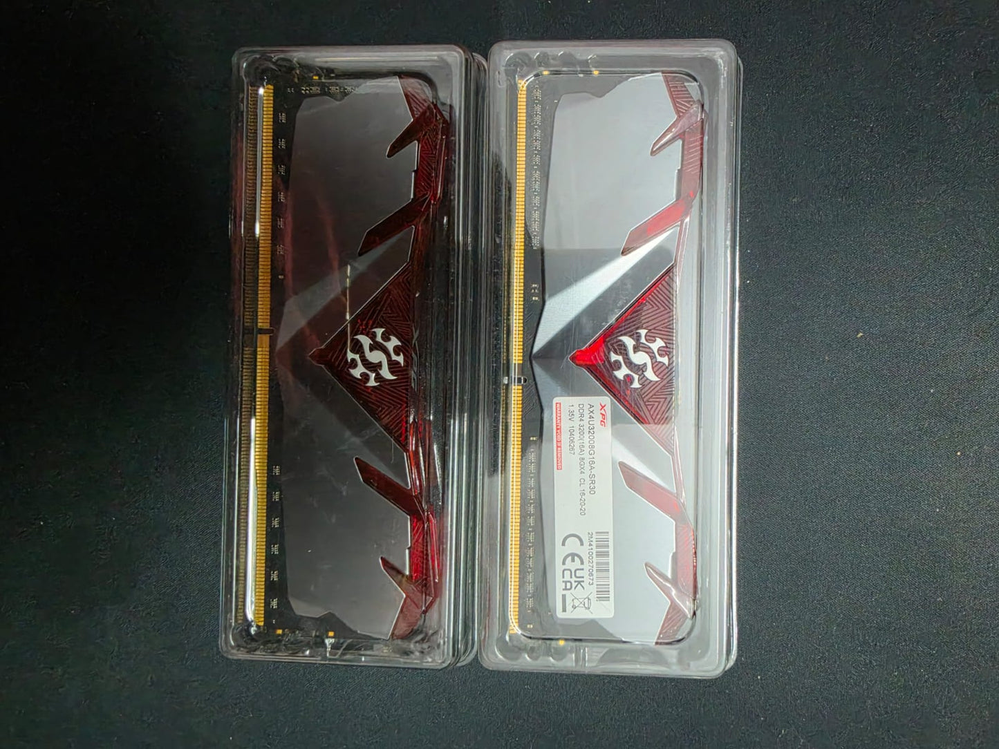 XPG ADATA GAMMIX D30 16GB (8x2) DDR4 3200MHZ Used RAM