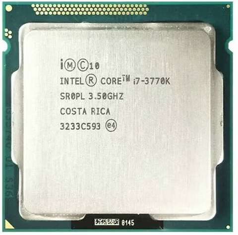 Intel Core i7 3770K Upto 3.9 GHz 4 Cores 8 Threads Used CPU