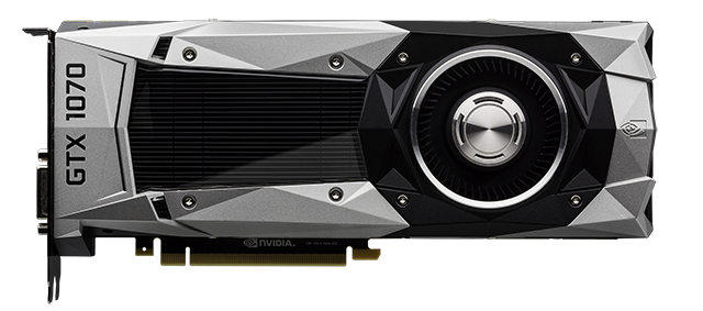 Nvidia GeForce GTX 1070 Fouders Edition Blower Fan 8GB Used GPU