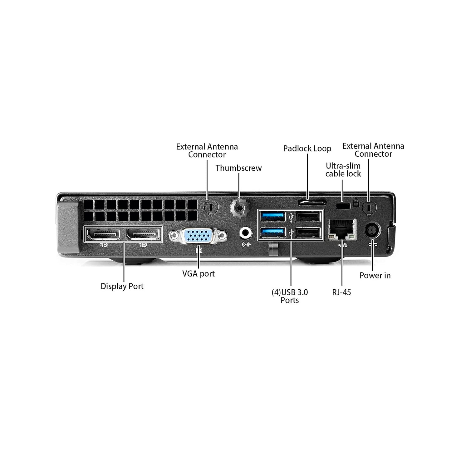 HP EliteDesk Intel Core i7 4th Gen Mini PC | Windows 11 | Refurbished
