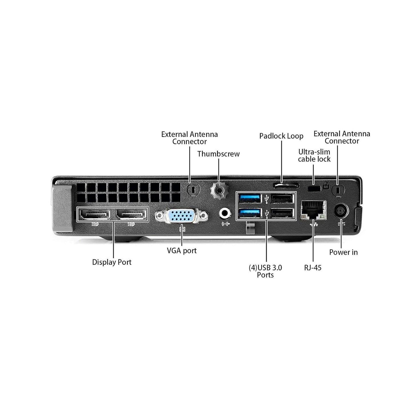 HP EliteDesk Intel Core i7 4th Gen Mini PC | Windows 10 Pro | Refurbished