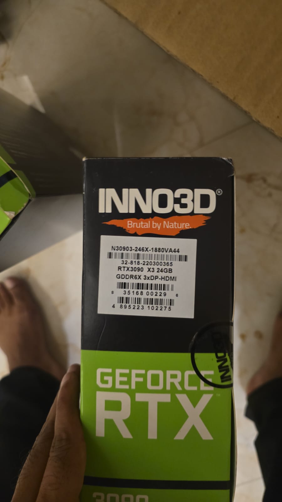 INNO3D GEFORCE RTX 3090 X3 24GB Used GPU