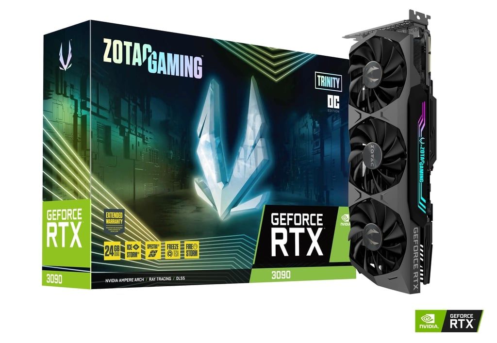 ZOTAC GAMING RTX 3090 Trinity OC 24GB Used GPU