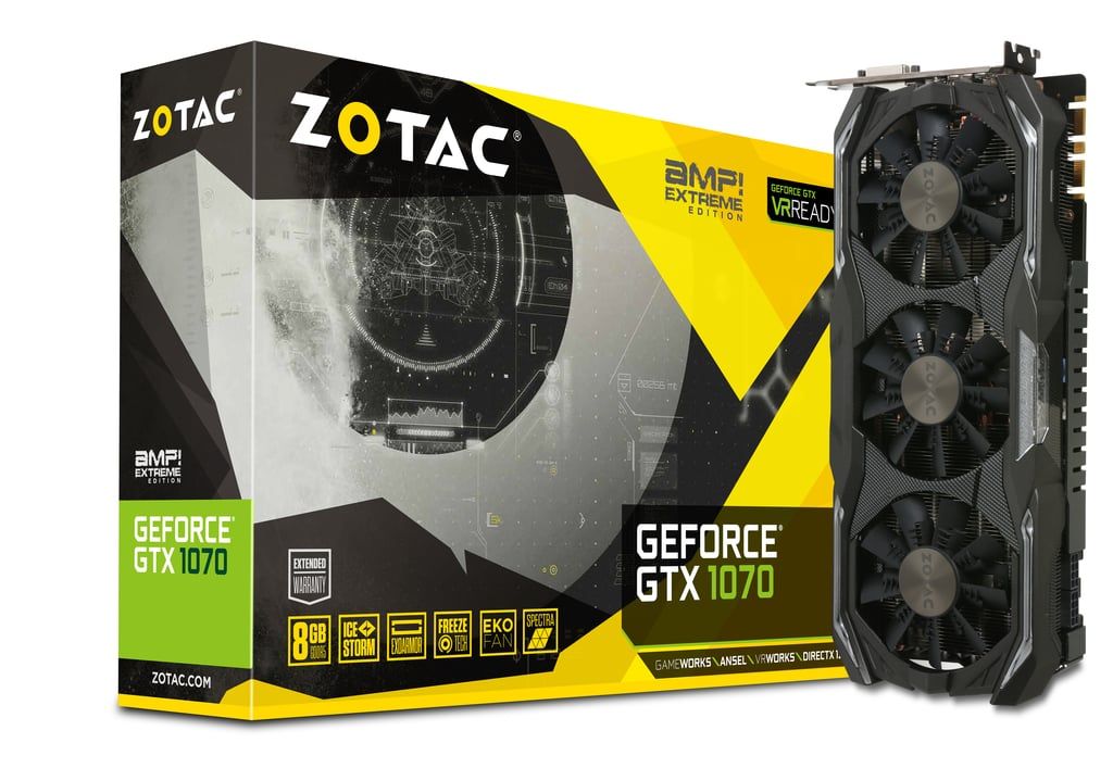 Buy the ZOTAC GeForce GTX 1070 Triple Fans 8GB Used GPU –