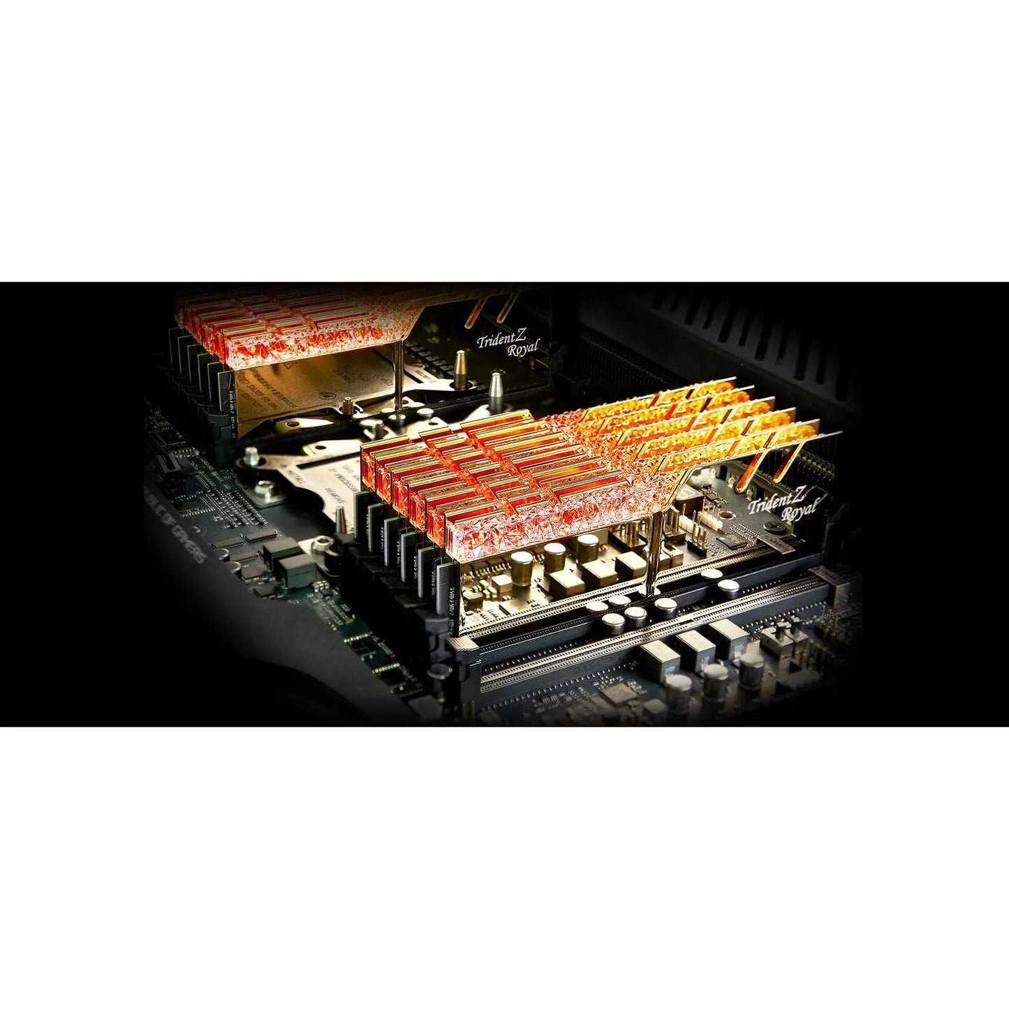 G.SKILL Trident Z Royal 16GB (8GB x 2) 3600MHz DDR4 RGB Gold CL16 Used RAM