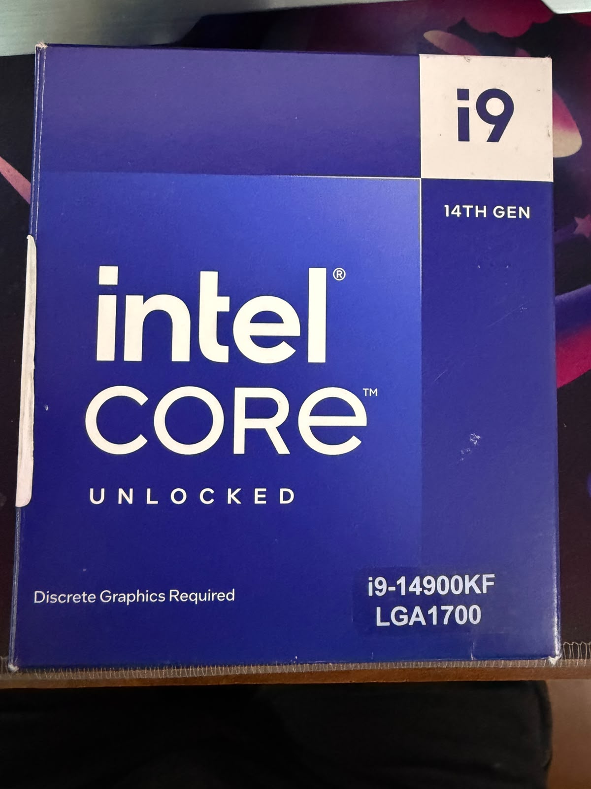 Intel Core i9 14900KF 24 Cores 32 Threads 6.0GHz | 152MB Cache Used CPU