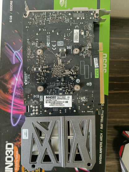 INNO3D Nvidia Geforce RTX 3050 6Gb Twin X2 Used GPU