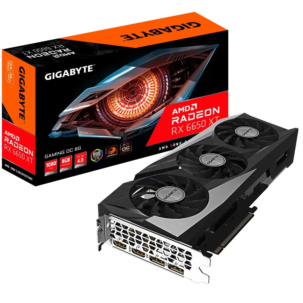 GIGABYTE Radeon RX 6650 XT GAMING OC 8GB Used GPU