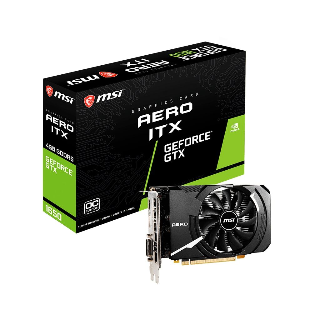 MSI GeForce GTX 1650 D6 AERO ITX OC 4GB Used GPU