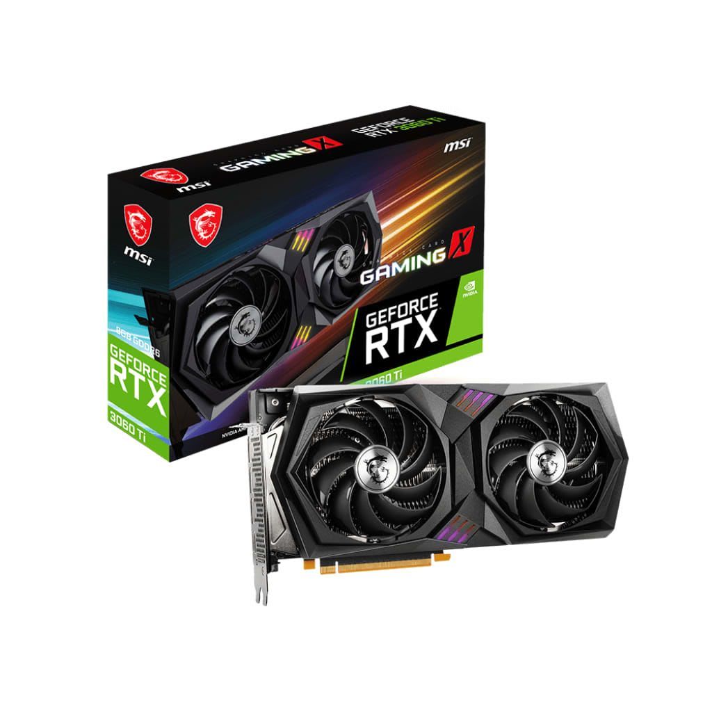 MSI RTX 3060 Ti Gaming X Dual Fan 8GB Used GPU
