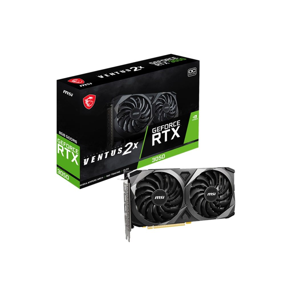 MSi GeForce RTX 3050 VENTUS 2X 8GB OC Used GPU