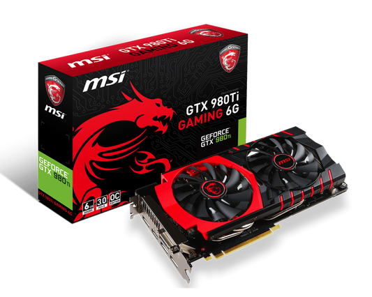 MSI GeForce GTX 980 Ti GAMING 6GB Used GPU