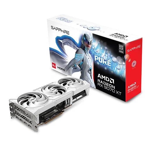 Sapphire Pure AMD Radeon RX 9070 XT 16GB GDDR6 Used GPU
