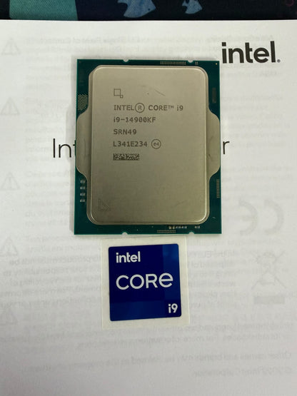 Intel Core i9 14900KF 24 Cores 32 Threads 6.0GHz | 152MB Cache Used CPU