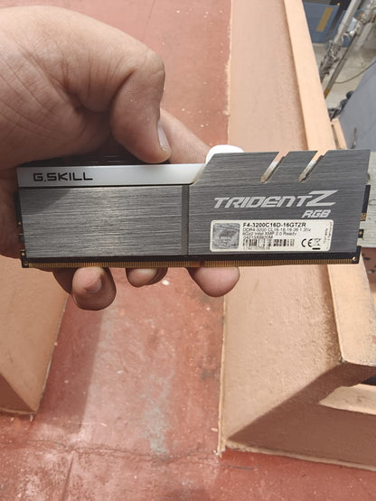 G.SKILL Trident Z RGB 16GB (2 x 8GB) DDR4 3200MHz CL16 Used RAM