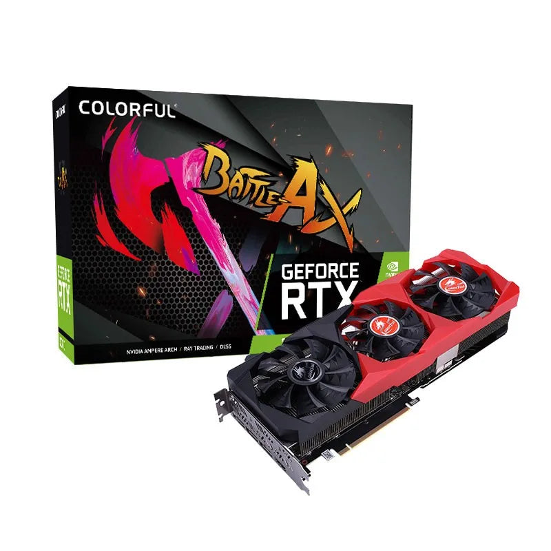COLORFUL RTX 3070 NB Battle AX Triple Fan 8GB Used GPU
