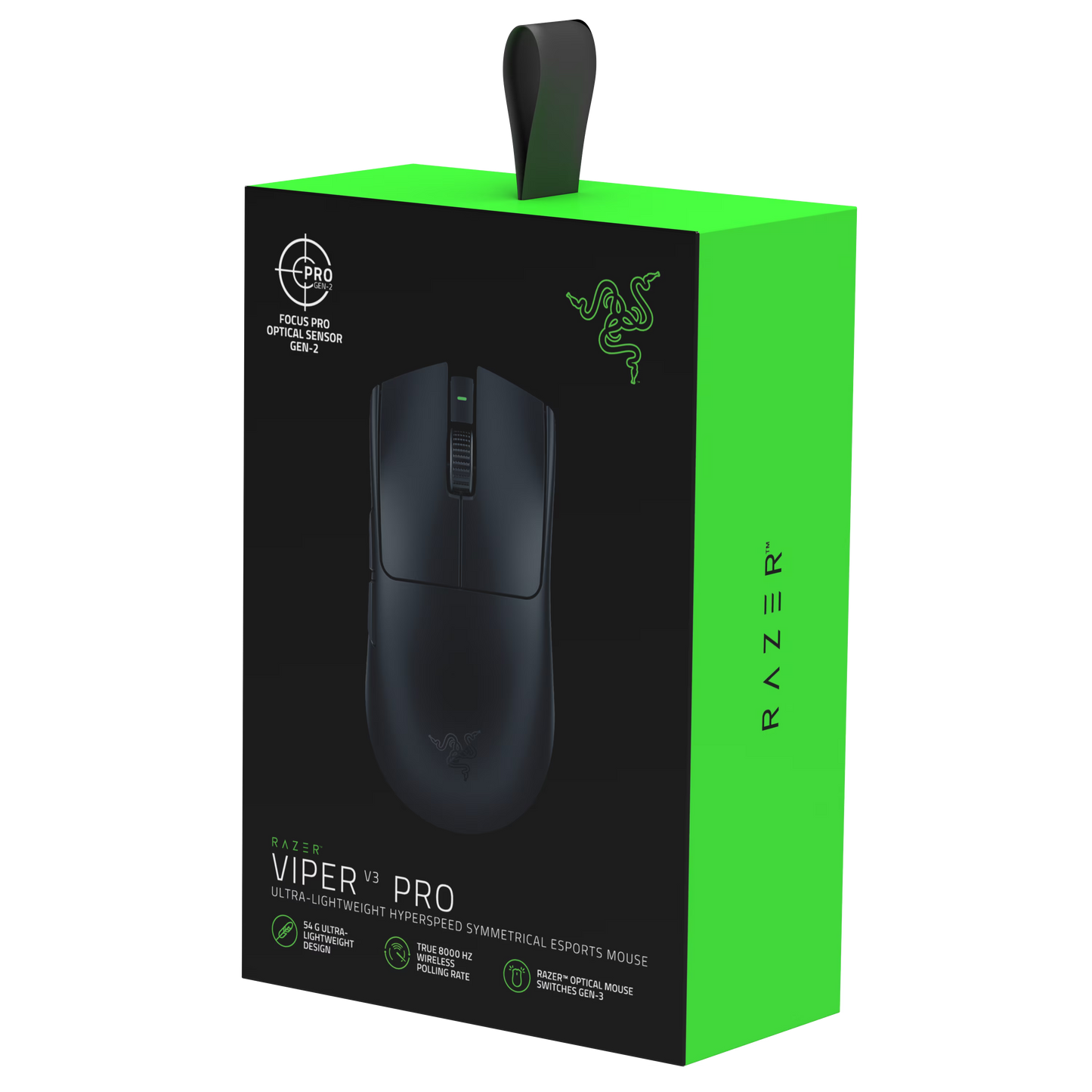 Razer Viper V3 Pro Wireless Esports Gaming Mouse: Symmetrical - 54g Lightweight - 8K Polling - 35K DPI Optical Sensor - Gen3 Optical Switches Used Mouse
