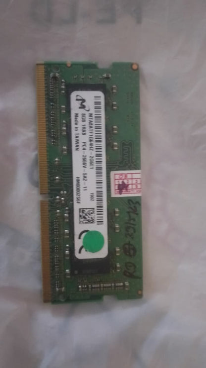 Micron 8GB DDR4 2666MHZ SODIMM Used Laptop RAM