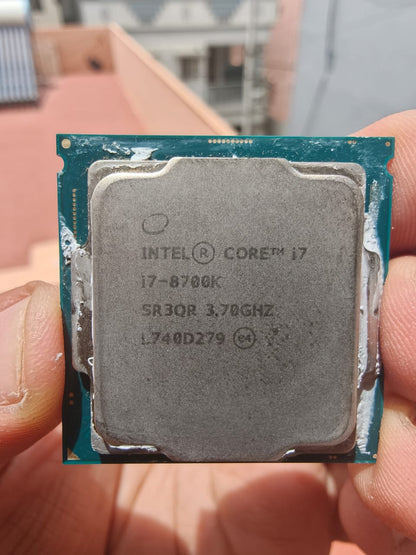 Intel Core i7-8700K 6 Cores / 12 Threads up to 4.7GHz Turbo Unlocked Used CPU