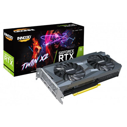 Inno3D RTX 3060 Ti Twin X2 8 GB GDDR6 Used GPU