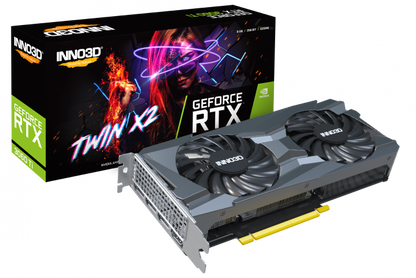 Inno3D RTX 3060 Ti Twin X2 8 GB GDDR6 Used GPU