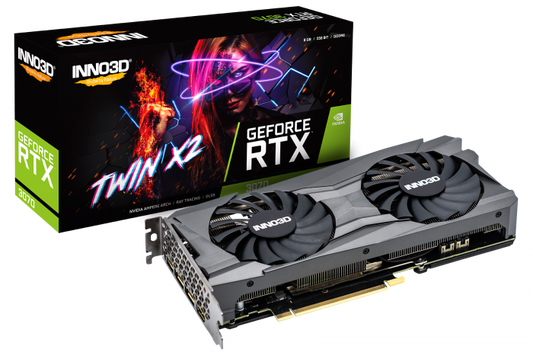 Inno3D RTX 3070 Twin X2 8 GB GDDR6 Used GPU