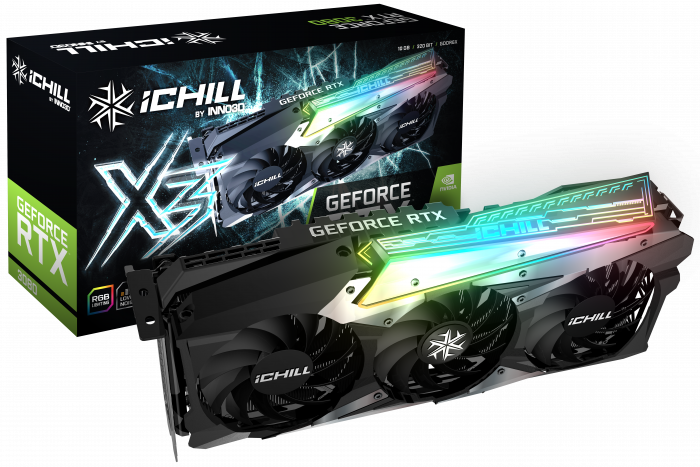 INNO3D GEFORCE RTX 3080 ICHILL X3 10GB Used GPU