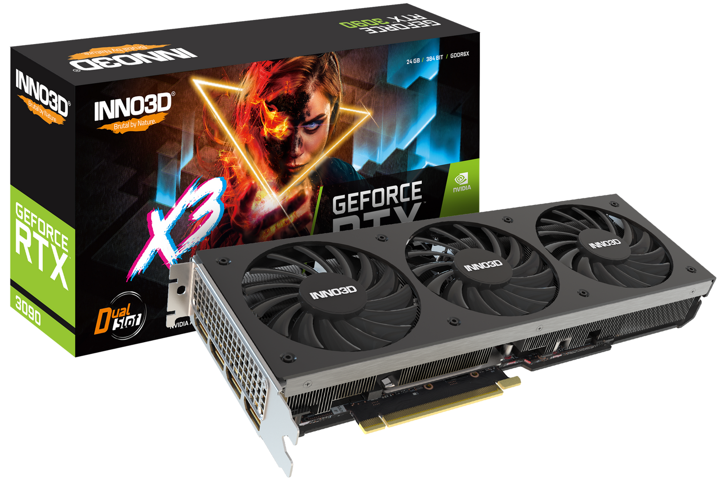 INNO3D GEFORCE RTX 3090 X3 24GB Used GPU