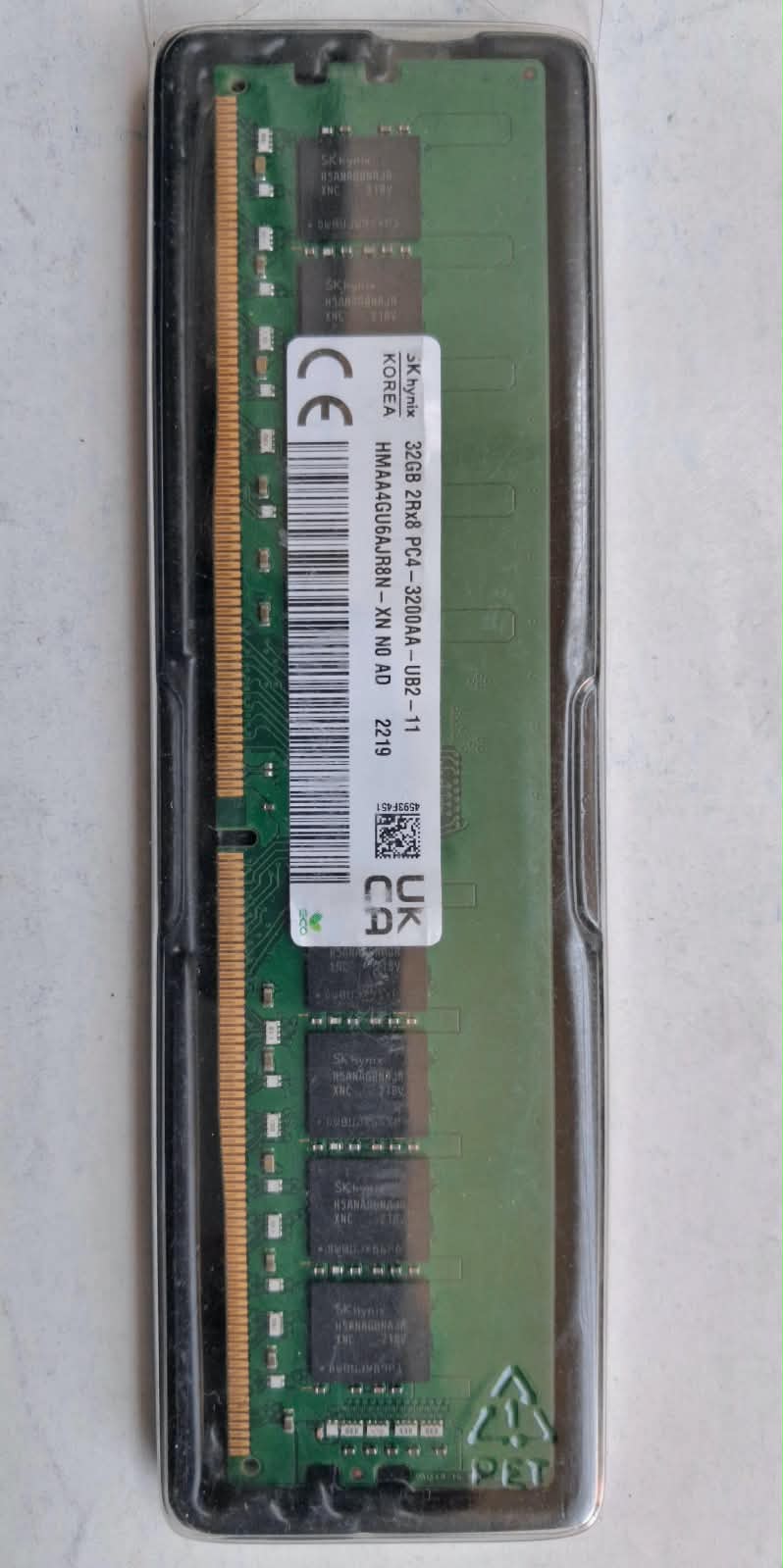SK hynix 32GB DDR4 3200 MHz Desktop Used RAM